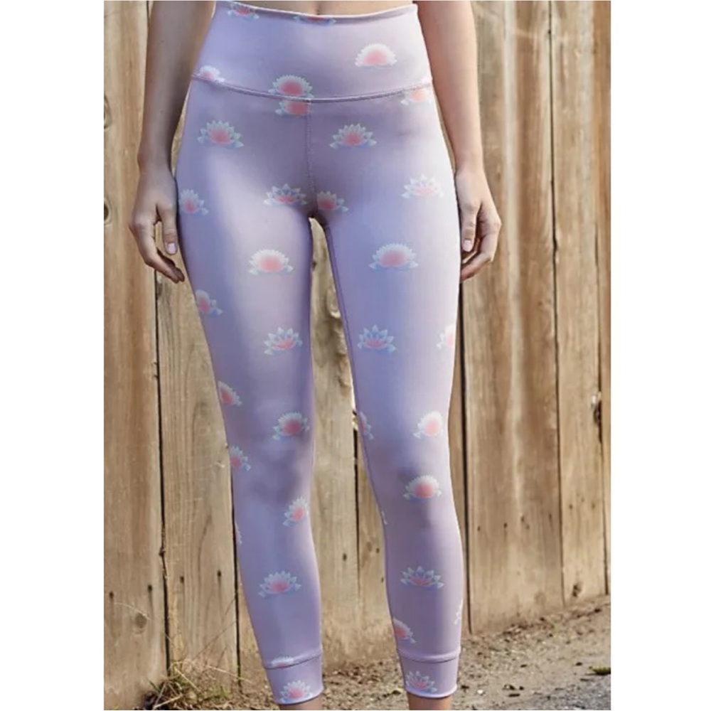 Free People Lotus Lavender High-Waist 7/8 Leggings